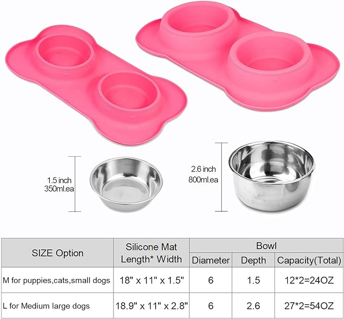 AsFrost Dog Food Bowls Stainless Steel Pet Bowls & Dog Water Bowls - Image 4
