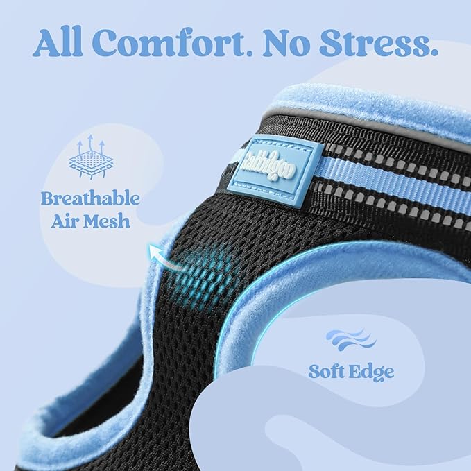 rabbitgoo Cat Harness and Leash, Step-in Escape Proof Kitten Harness Set - Image 7