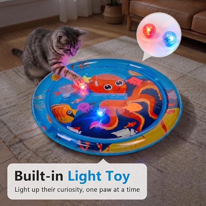 Thickened Cat Water Sensory Play Mat - Image 2