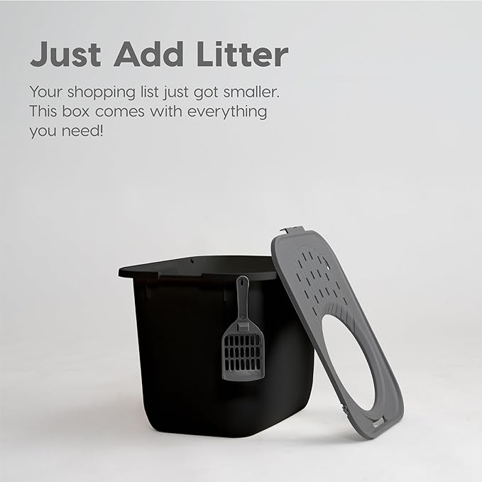 IRIS USA Cat Litter Box Large Top Entry - Image 4