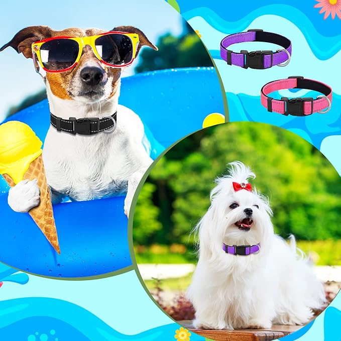 Sanwuta 12 Pcs Reflective Puppy Dog Collars Bulk - Image 6