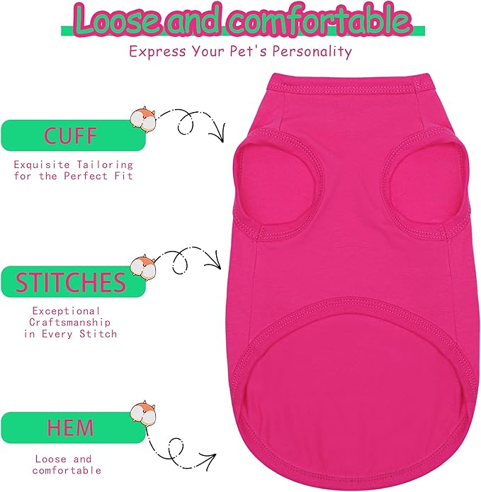 Paiaite Dog Clothes Fashionable Sleeveless Pet Vest: 'Little Miss Sassy' - Image 4