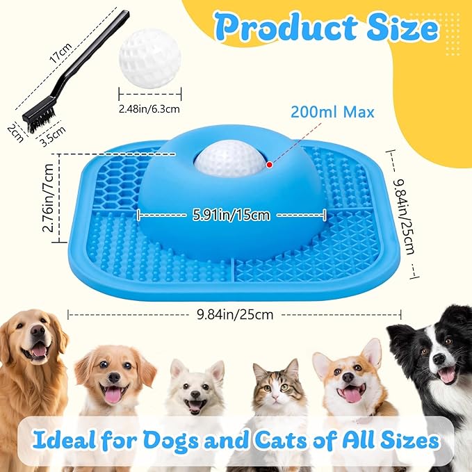 Slow Feeder Dog Bowls & Lick Mat - Image 7