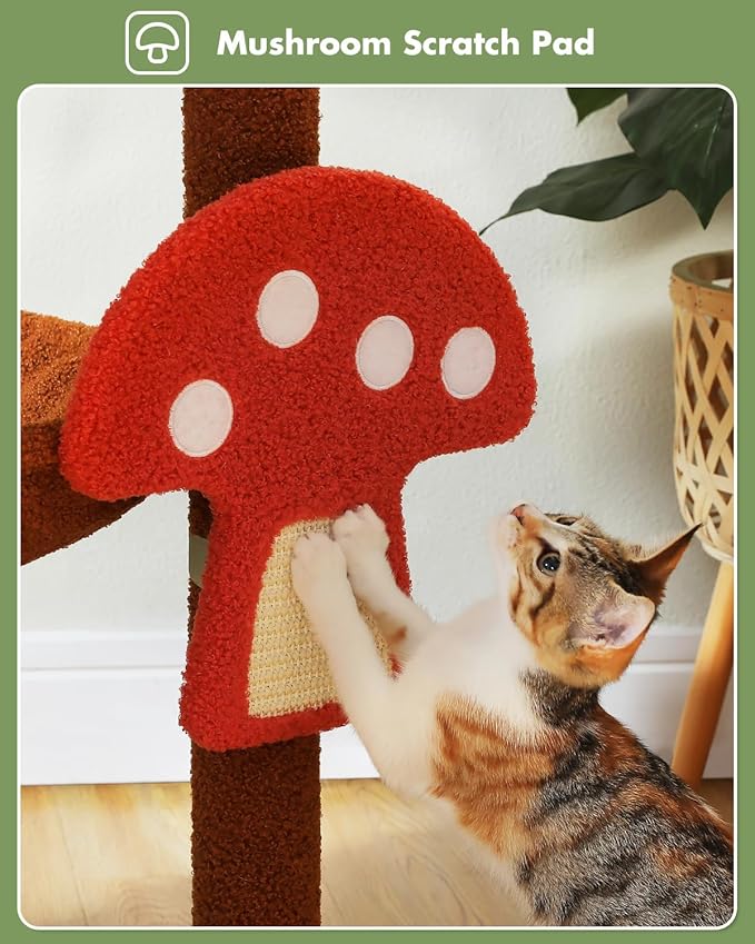 MUTTROS Mushroom Cat Tree Tower - Image 4
