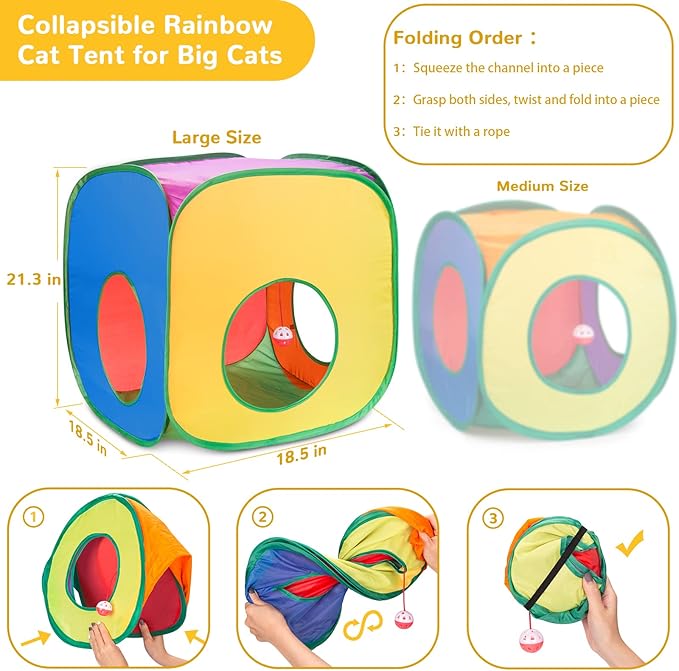 Retro Shaw Cat Toys Pack 33Pcs, Interactive Kitten Toys - Image 3