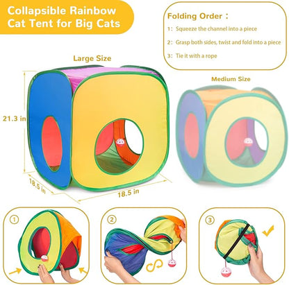 Retro Shaw Cat Toys Pack 33Pcs, Interactive Kitten Toys - Image 3