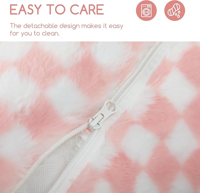 Hollypet Cat Bed Fluffy Plush Multifunctional Double-Layer Machine Washable - Image 7