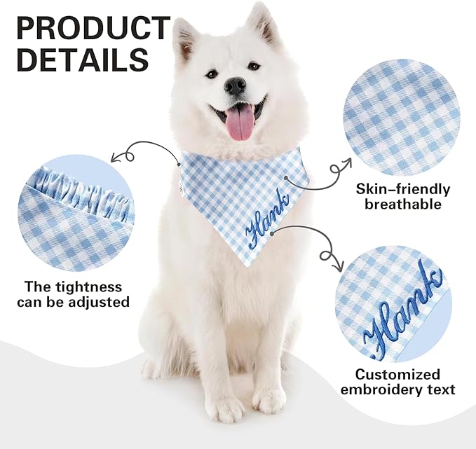 Custom Dog Bandana Personalized Bandanas - Image 2