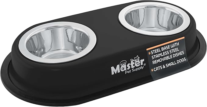 Master Pet Supply Double Dog Bowls Set by MasterPetSupply
