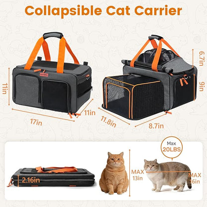 Cat Carrier Soft Sided Airline Approved - Image 2