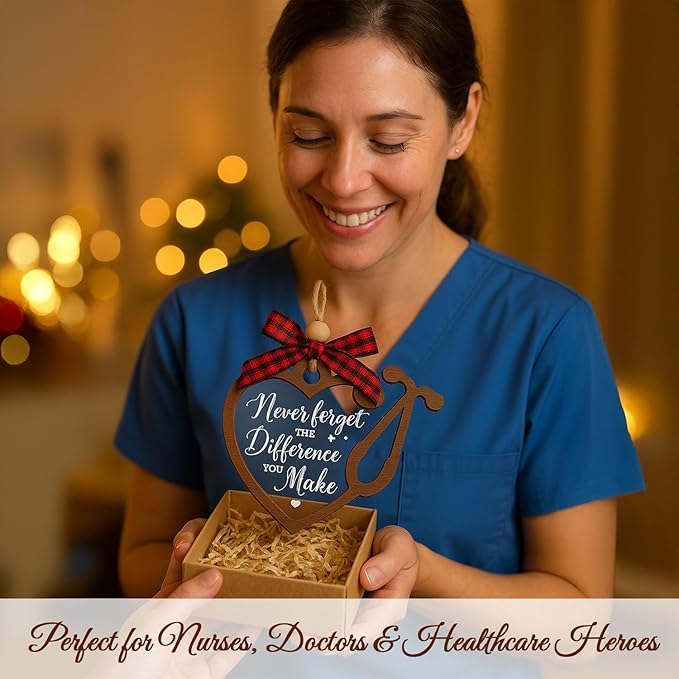 Nurse Appreciation Christmas Ornament, Meaningful Christmas Ornaments - Image 6