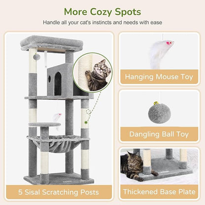 Globlazer Cat Tree Tower with Scratching Post - Image 5