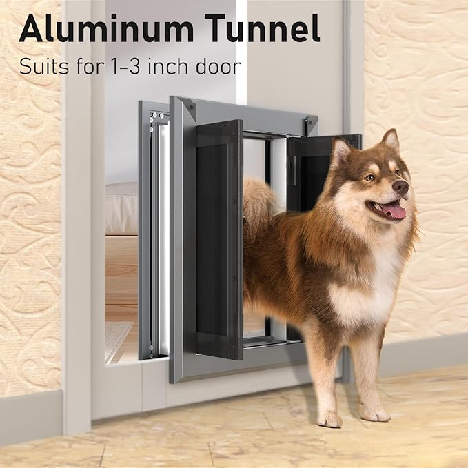 Aluminum French Large Dog Door, Heavy-Duty - Image 3