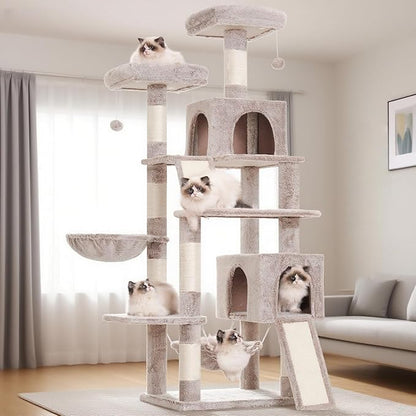 Gitelsnour Cat Tree for Indoor Cats, Sturdy Cat Tree House by Gitelnour