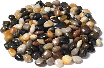10lb Natural Decorative Polished Mixed Pebbles - Image 7
