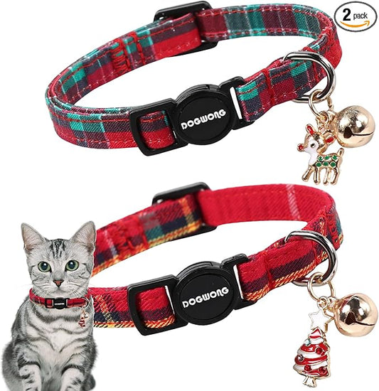 Cat Collar, 2 Pack Cat Collars Breakaway by DOGWONG