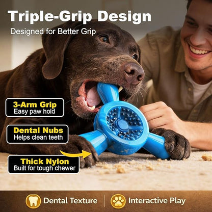 Dog Chew Toy for Aggressive Chewers – Tough Nylon Dog Toy for Teething Small - Image 2