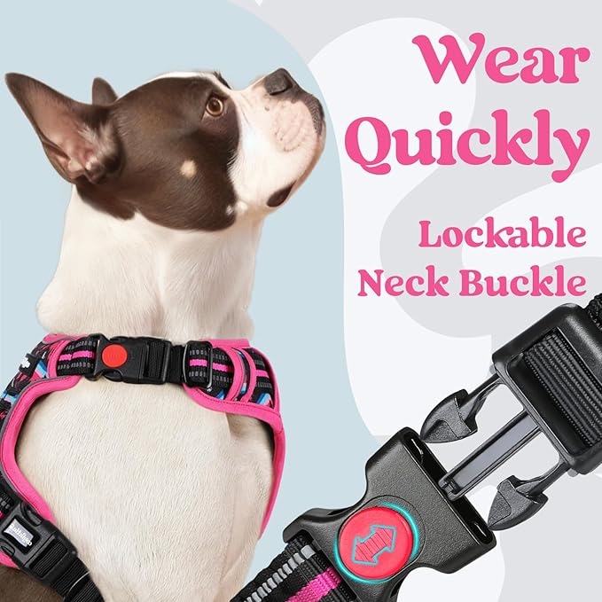 rabbitgoo Dog Harness Small Sized, No Pull Easy On & Off - Image 3