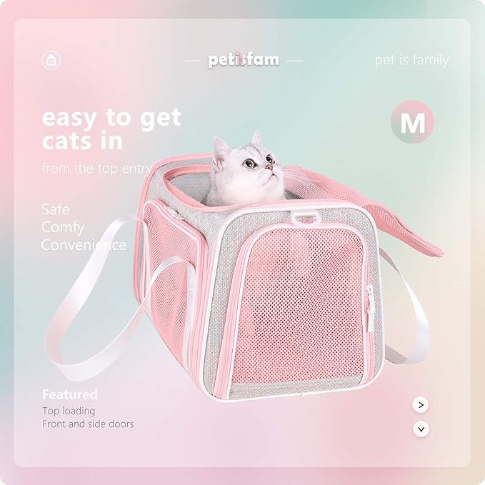 Soft Cute Travel Pet Carrier Bag - Image 2