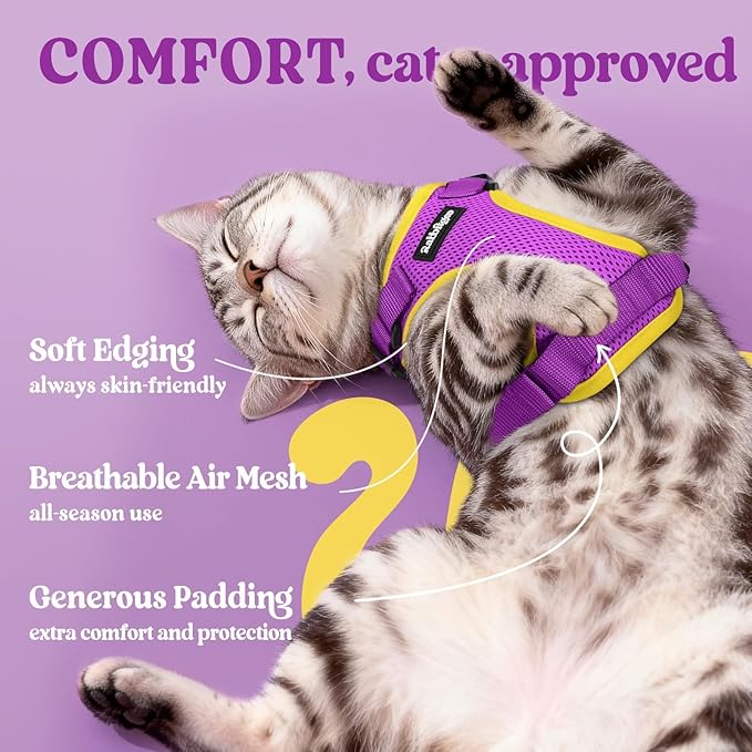rabbitgoo Cat Harness and Leash Set, Escape Proof Vest Harness - Image 4