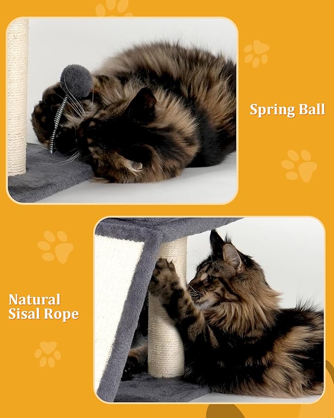 Aechonow Cat Tree for Large Cats, 14Inch Cat Tree Tower - Image 5