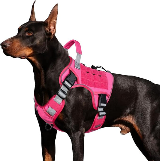 WINGOIN Pink Tactical Dog Harness by WINGOIN