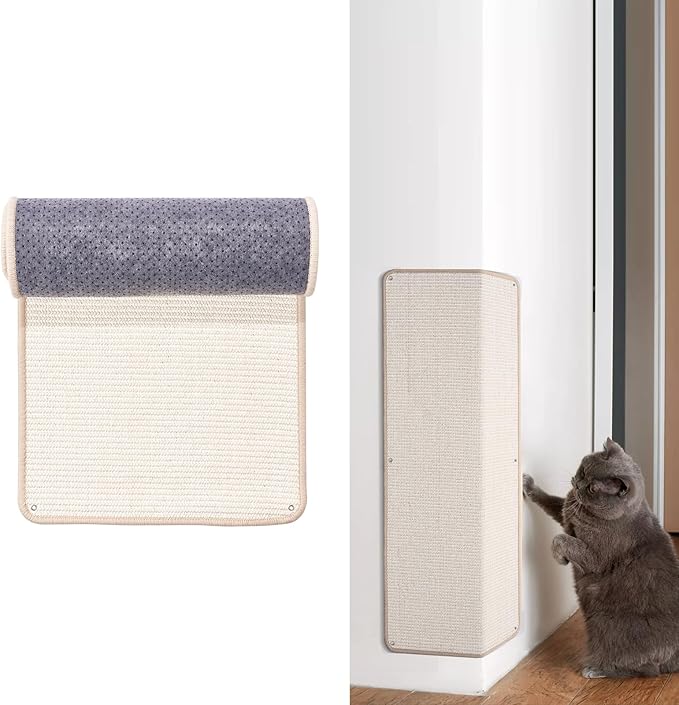 Natural Sisal Cat Scratcher Mat, Wall Scratcher Carpet, Cat Climbing Wall - Image 6