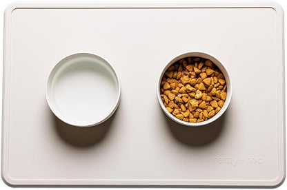 Remy+Roo Stone Silicone Dog Food Mat by RemyRoo