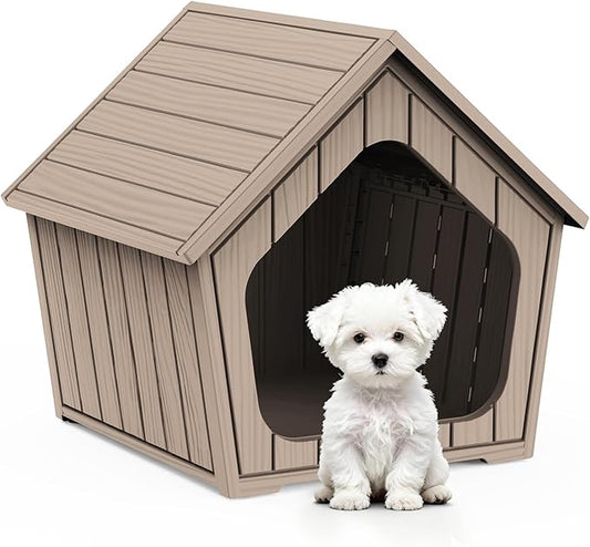 Dog House Indoor Outdoor Puppy Kennel Animal Shelter Water Resistant Easy by GYMHILL