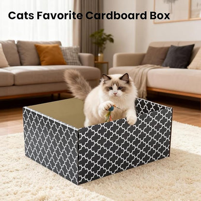 Cardboard Cat Scratcher Box - Image 5