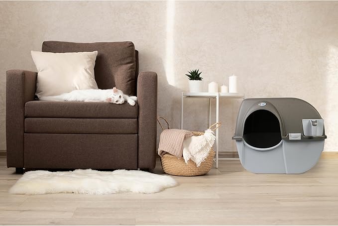 Omega Paw NRA15 Self Cleaning Litter Box Regular Size - Image 7