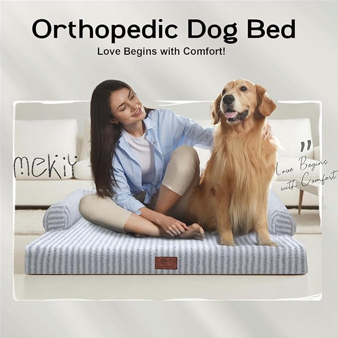 Large Dog Bed Waterproof Orthopedic Foam Dog Beds - Image 8