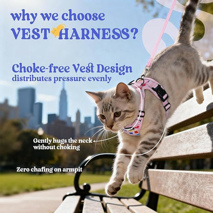 rabbitgoo Cat Harness and Leash Set, Escape Proof Kitten Harness - Image 3