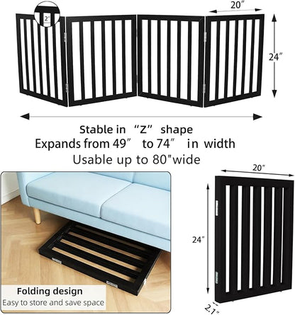 Dog Gate Indoor, Freestanding Dog Fence - Image 7