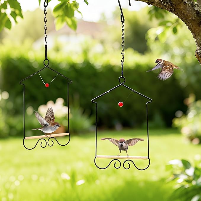 Metal Frame Hummingbird Swings and Perches - Image 9