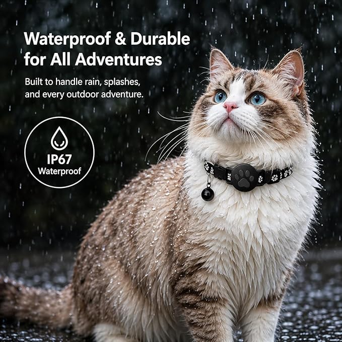 Pet Tracker, GPS Collar for Cats, Smart tag, Waterproof Compatible - Image 3