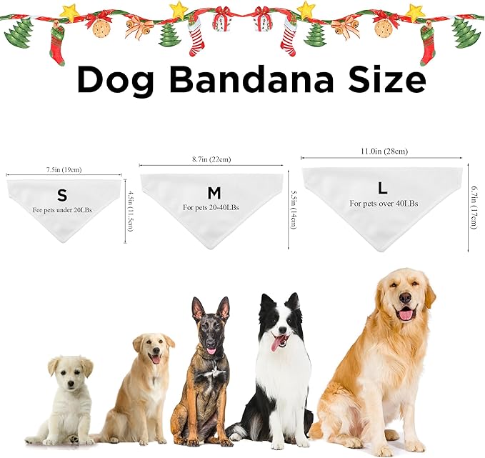 Personalized Christmas Dog Bandanas - Image 4