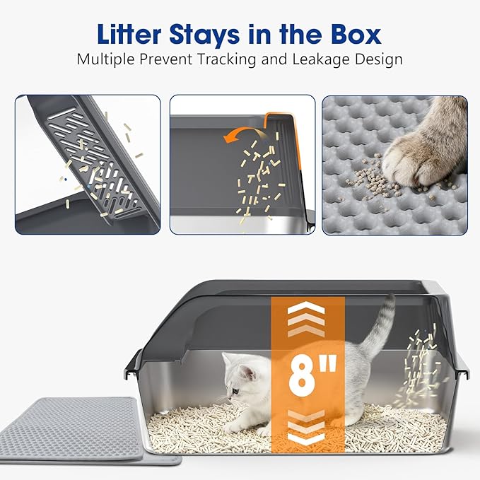 Stainless Steel Litter Box - Image 4
