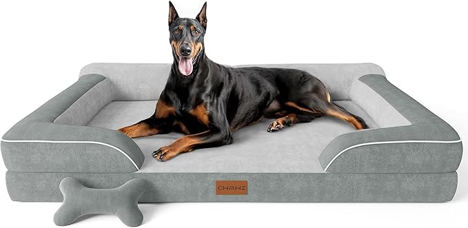 CWAWZ XXL Dog Bed for Extra Large Dogs, Giant Orthopedic Dog Bed by CWAWZ