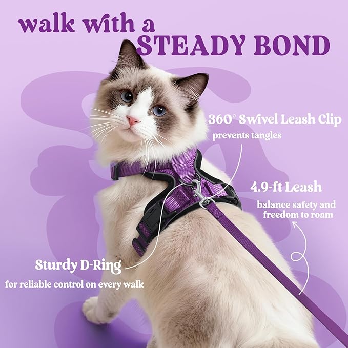rabbitgoo Cat Harness and Leash Set, Escape Proof Vest Harness - Image 5