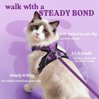 rabbitgoo Cat Harness and Leash Set, Escape Proof Vest Harness - Image 5