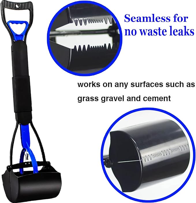 ienjoyed 2-Pack Pooper Scooper for Large Small Dogs Heavy Duty, Dog Poop Grabber - Image 2