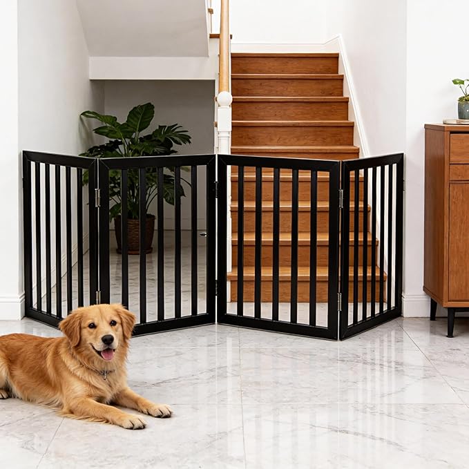 Dog Gate Indoor, Freestanding Dog Fence - Image 2