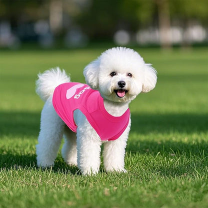 Pistha 4 Pack Dog Shirts Summer Printed Puppy Clothes Cute Sleeveless Pet T - Image 4