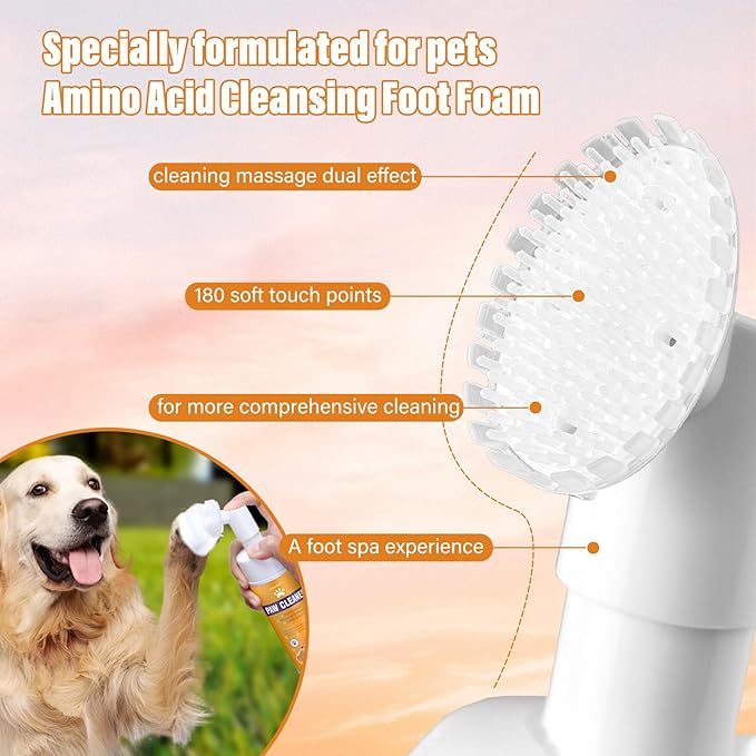 Paw Cleaner for Dogs and Cats, Magic Foam - Image 2