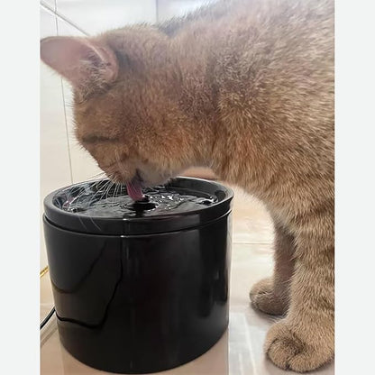 Ceramic Cat Water Fountain 33.82oz/1L Automatic Super Silent Pet Drinking - Image 2