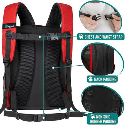 PetAmi Dog Backpack Carrier for Small Medium Dogs Large Cats up to 18 lbs - Image 5