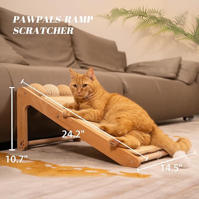 CHEERHOME PETS Sisal Cat Scratcher Ramp - Image 7