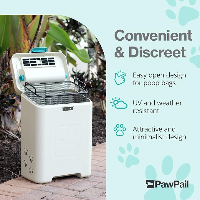 PawPail Cat Waste Station with Trash Can Liners, Suitable - Image 7