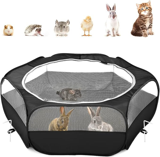 Pawaboo Small Animals Playpen, Waterproof Small Pet Cage Tent by Pawaboo
